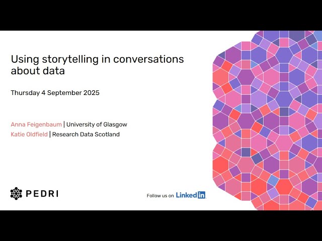 Using storytelling in conversations about data