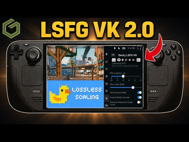 How to Install & Use the NEW Lossless Scaling 2.0 on Steam Deck!