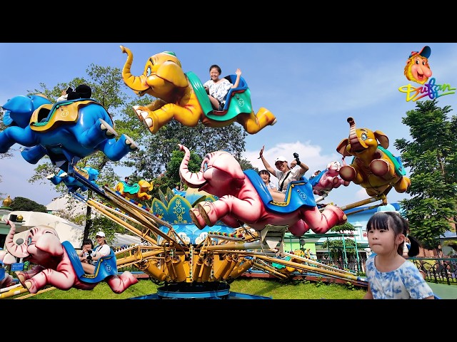 Main Gajah Terbang, Main Mobil Senggol dan Makan Es Krim di Dufan