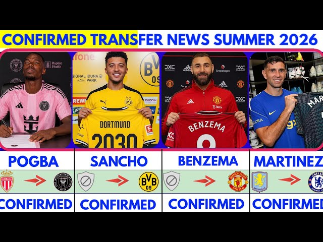 🚨LATEST CONFIRMED TRANSFER NEWS  AND RUMOURS TRANSFER NEWS  SUMMER 2026| Benzema to united🔥 Pogba..🚨