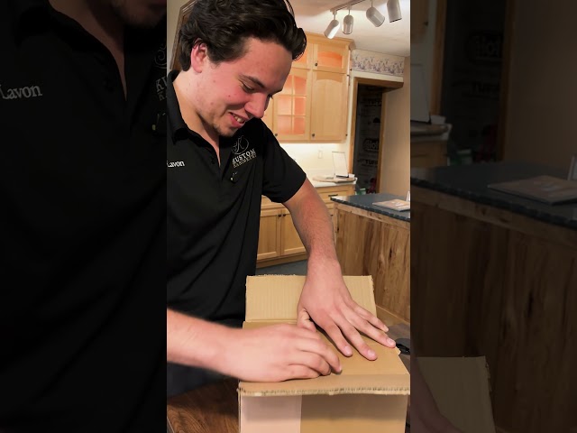 This package just arrived at the showroom...