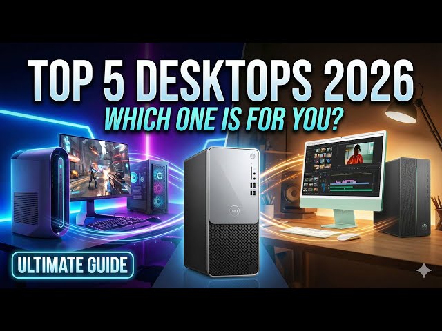 Five Desktop Computers Explained: HP, Dell, Lenovo, Alienware & M3 iMac (2025)
