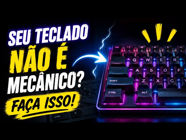 TURN YOUR REGULAR KEYBOARD INTO A MECHANICAL ONE… WITHOUT REPLACING THE KEYBOARD! 😱