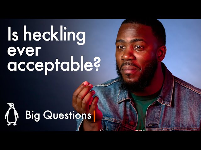 Is heckling ever acceptable? | Mo Gilligan | Big Questions
