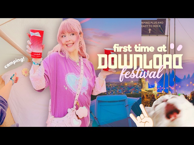 DOWNLOAD FESTIVAL ✿ My First Time at the UK’s Largest Rock Festival! 🙈 (& Honest Review)