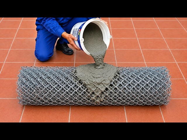 Amazing inventions from a 60-year-old builder! 3 surprising ideas by Pouring cement into a iron mesh