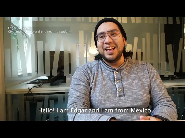Student Experience at AU: Meet Edgar from Mexico!
