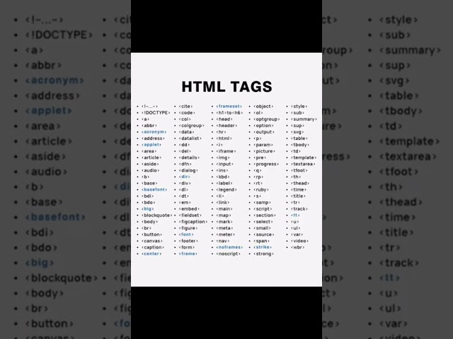 html tags in tamil #shortvideo #tamil #coding #cs #html #css