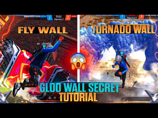NEW FLY GLOO WALL ✈️ & TORNADO 🌪️ GLOO WALL FOR FIRST AND DEADLY GAMEPLAY IN FREE FIRE ⚡UNIQUE TRICK