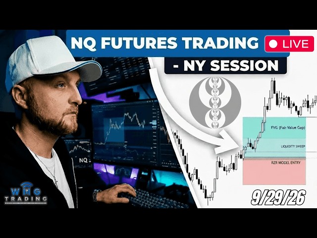🚨LIVE NQ Trading Executing the ICT MMXM in Real-Time | ICT CONCEPTS