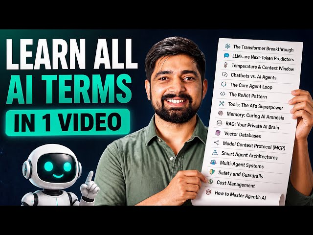 Learn All AI Terms in 1 Video
