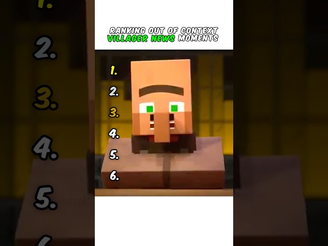 Ranking Villager News Moments π
