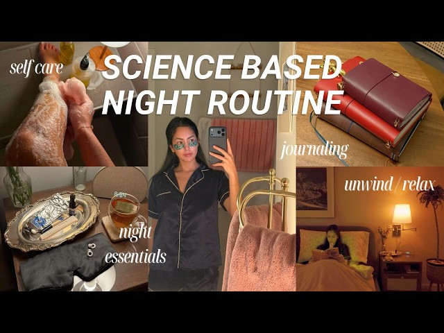 the ULTIMATE night routine based on science for WOMEN | unwind and relax with me