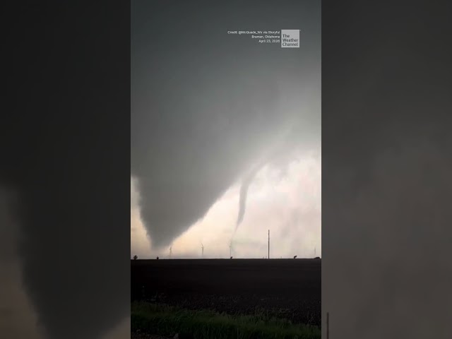 Two Tornadoes Touch Down in OK