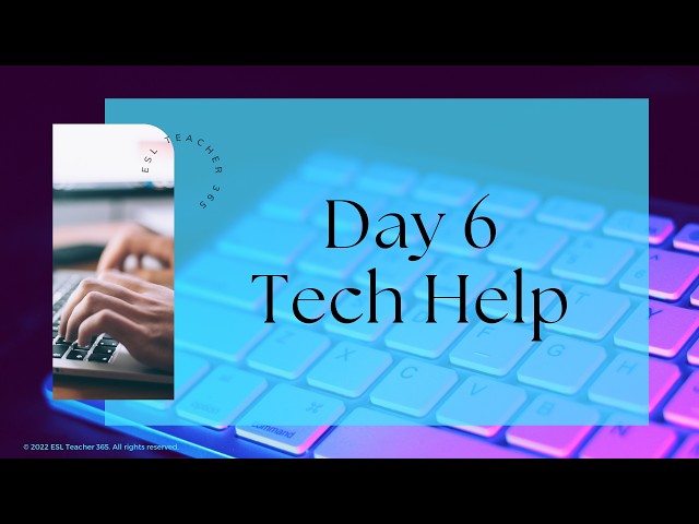 Tech Help Zoom Tutorial (Teach Online in 10 Days)