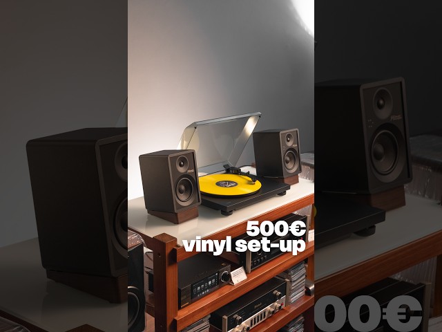 A real setup to listen to your vinyl records for about €500? It can be done #audioconstruction
