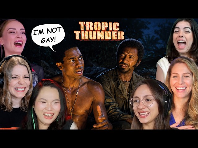 "I'm Not Gay, I Love the Pu**y" ROFL | Tropic Thunder (2008) | First Time Reaction Compilation