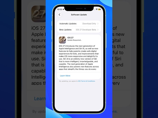How to Fix iOS 27 Stuck on Update Requested