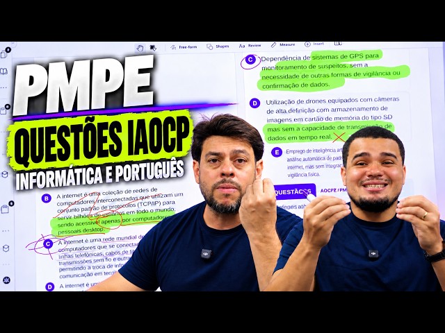 🔴PMPE 2026 | COMPUTER SCIENCE and PORTUGUESE | I.AOCP Question Marathon!