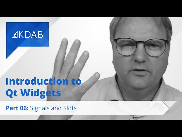 Introduction to Qt Widgets (Part 06) - Signals and Slots