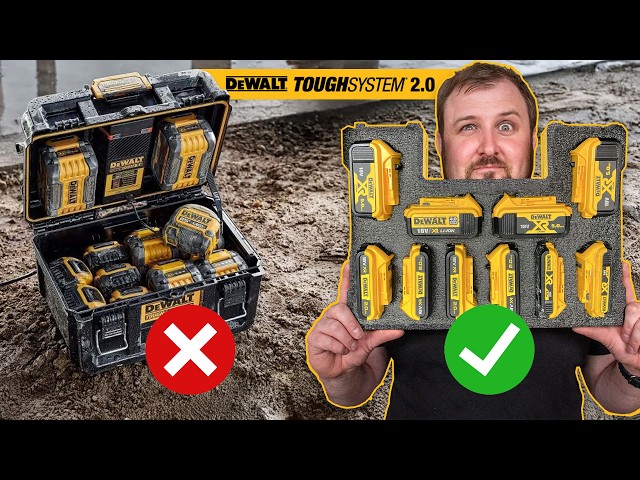 I Made a Budget DeWalt Battery Box for JUST £50!