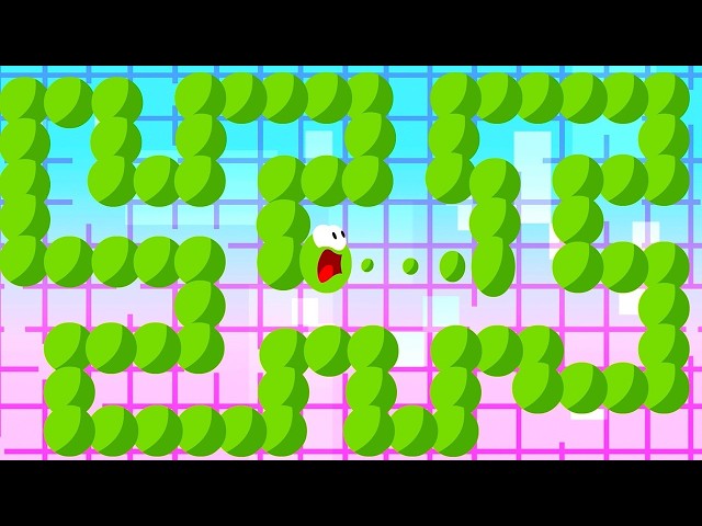 Hungry Snake Game 🐍🕹 Om Nom Playing Video Games Non‑Stop 👾