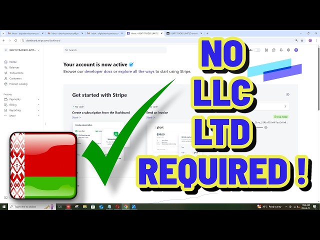 How to Create a Stripe Account in Belarus | How to Set Up Stripe Account in Belarus | Complete Guide
