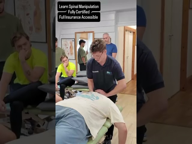 Learn spinal manipulation  #manualtherapy #chiropractor #osteopathy ￼