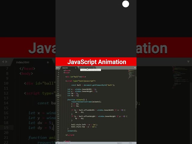 JavaScript Animation #shorts