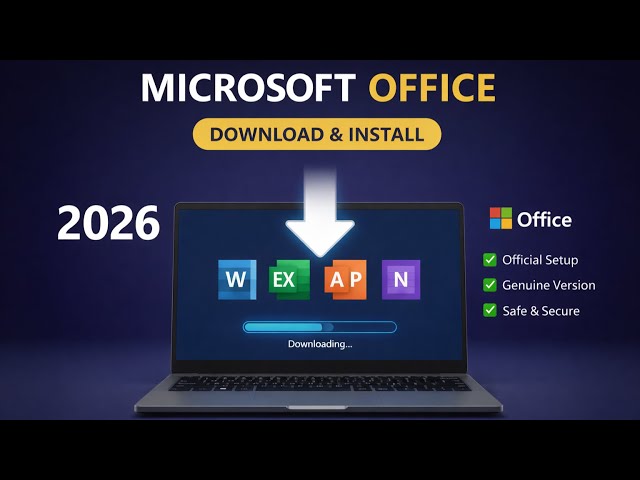 Free Microsoft Office Word Install | Word Setup Bangla Tutorial 2026 | aptop/PC এ Word Setup | rifat