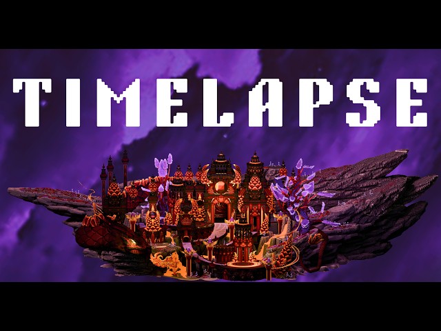 Minecraft Timelapse - Fire Palace