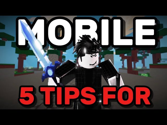 5 major tips for MOBILE! (roblox bedwars)