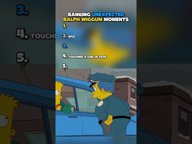 Ranking Unexpected Ralph Wiggum Moments