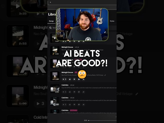 These AI Beats Are Impressive... 😮 #producer #beatmaker #aimusic