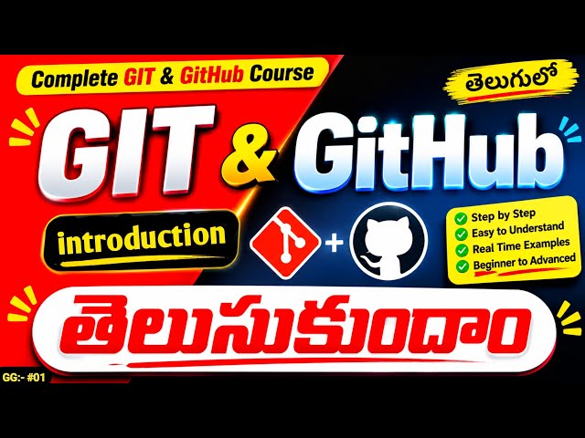 Git & GitHub Introduction | What is Git & GitHub? | Complete Course