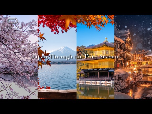 Japan Through the Four Seasons in VR180 — AI-Generated, One-Click Convert | Ovako