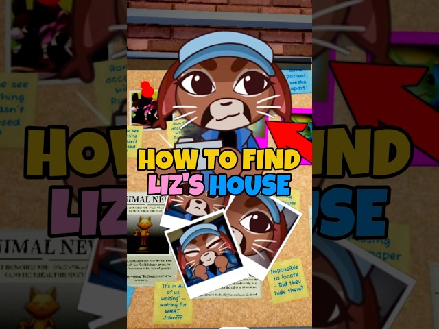 YOU CAN VISIT LIZ IN HER HOUSE! GUIDE #roblox #animalhospital