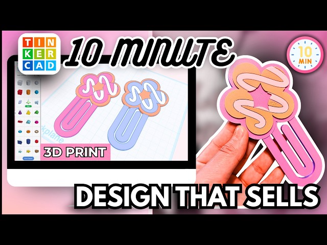 How To Design Jumbo Paper Clips for 3D Printing in TinkerCAD