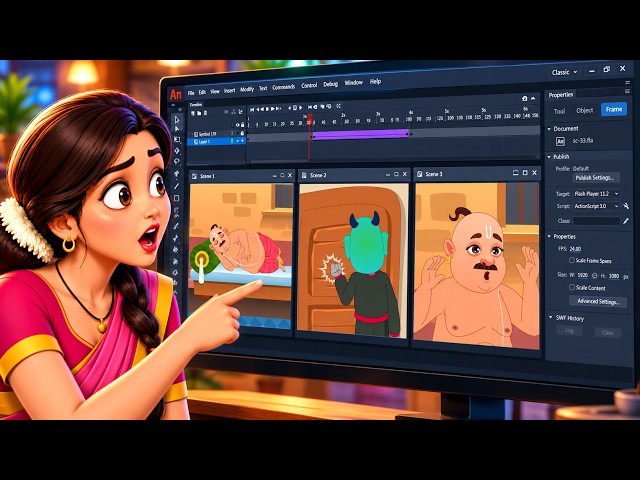 Cartoon Video Kaise Banaye | How To Make Cartoon Videos | 2D Animation | YouTube Cartoon Video