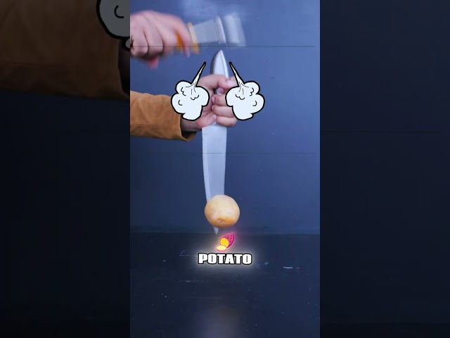 This Potato Defies Gravity! 🥔🤯 #shorts