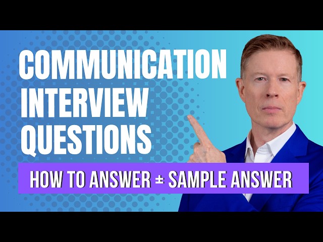 Communication Skills Interview Questions - How to Answer (+ Detailed SAMPLE Answer) #interviewtips