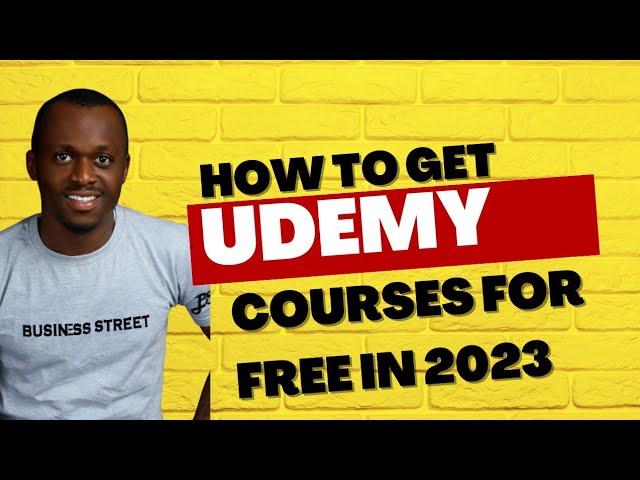 How to Get Udemy Courses For Free In 2023.
