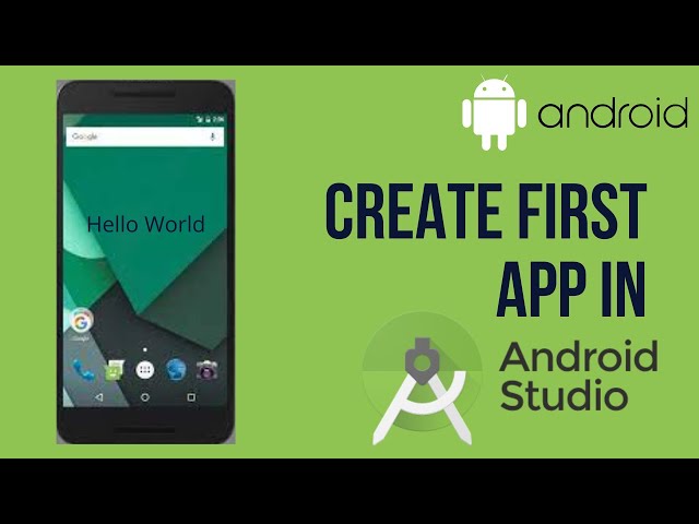 Create First App in Android Studio | First Android App | Android Studio Tutorial for beginners