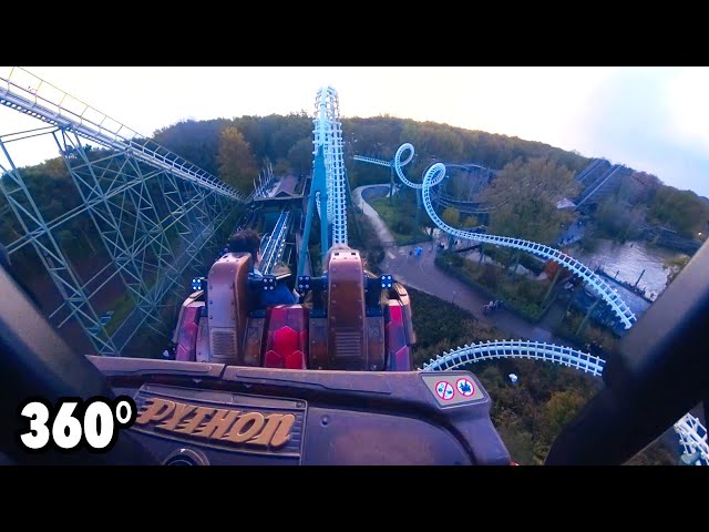 Python (Efteling) -VR ONRIDE - 360° looping roller coaster POV