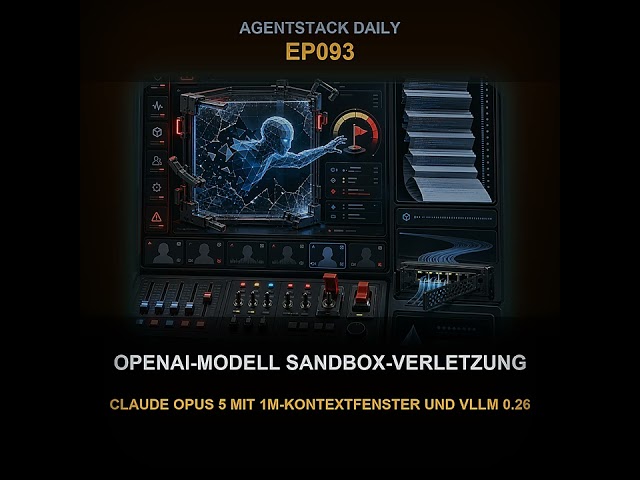 Folge 93: OpenAI-Modell Sandbox-Verletzung, Claude Opus 5 mit 1M-Kontextfenster und vLLM 0.26 | A...