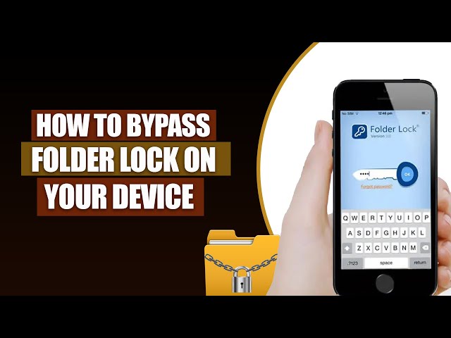 How to open files in folder lock on phone