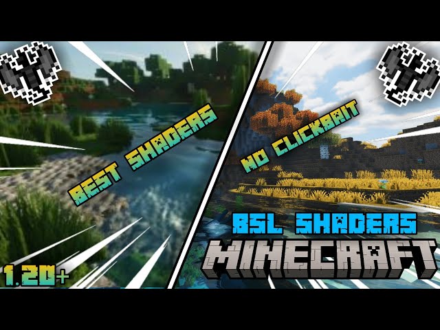 BEST BSL SHADERS FOR MCPE 1.19+ 1.20+ | MCPE & Bedrock