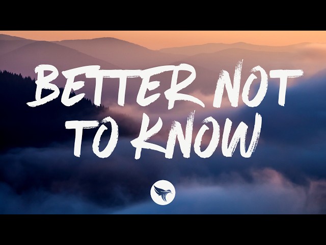 Robyn Ottolini - Better Not to Know (Lyrics)