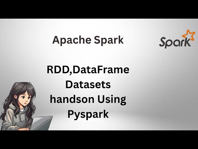 Apache Spark RDD Vs DataFrames Vs Datasets handson using Pyspark. #apache #pyspark #apachespark