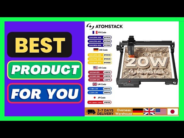 ATOMSTACK A20 PRO V2 20W Laser Engraver 0.08mm Ultra-Fine Spot